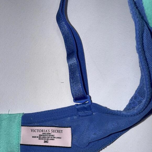 Victoria's Secret Women Bra 36C Beige Semi Demi Lift Convertible Underwired - Picture 13 of 13